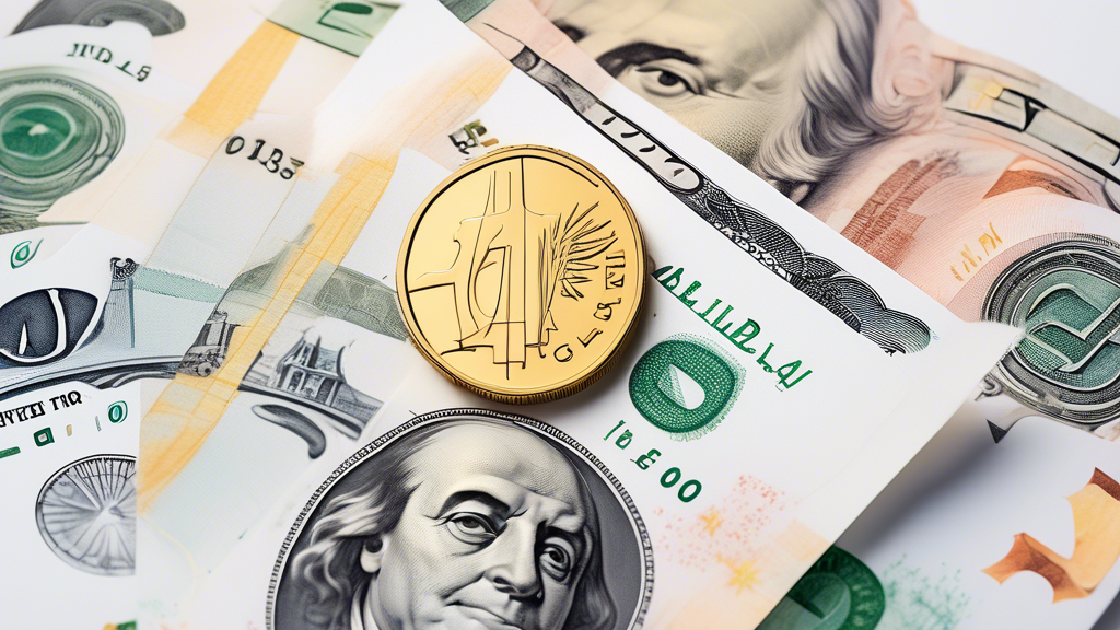 ## DALL-E Prompt Ideas for Euro to Dollar Conversion Rate:nn**Option 1 (Literal):**nn> A euro coin and a dollar bill intertwined, with arrows pointing between them and numbers showing the current exch